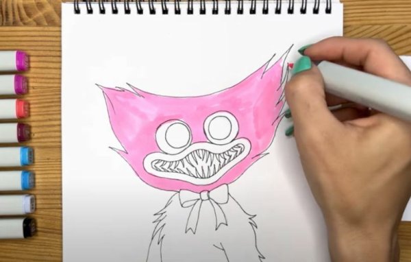 Рисунок киси МИСИ лёгкий