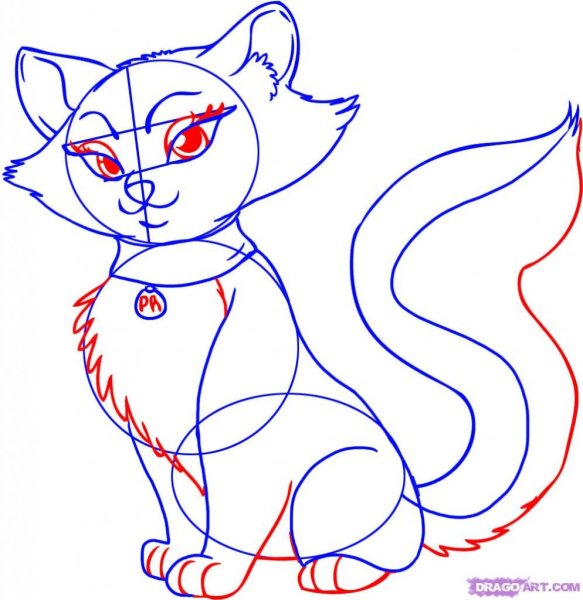 Раскраска. Котики