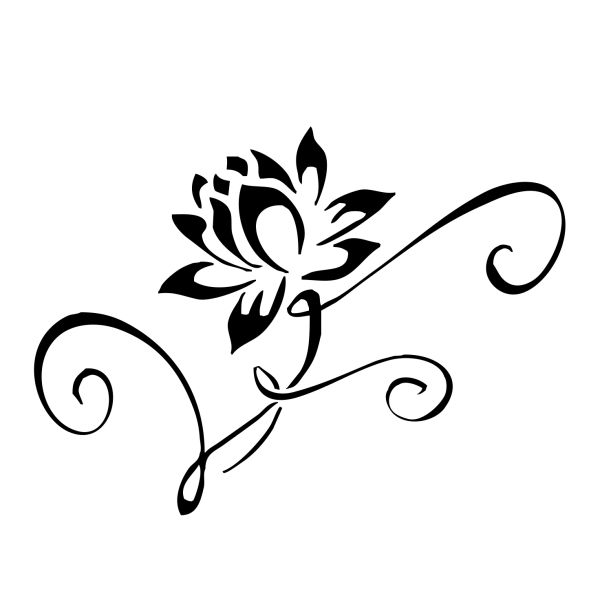 Простой цветочный орнамент