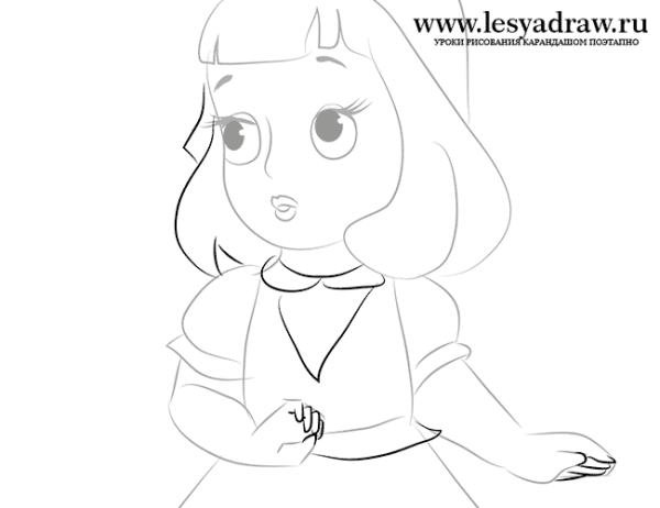 Красная шапочка нарисовать карандашом