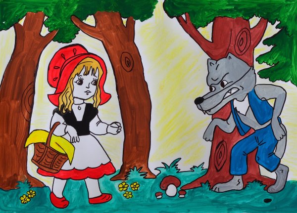 Гримм братья "красная шапочка"