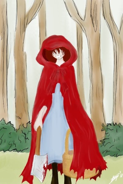 Нарисовать красную шапочку