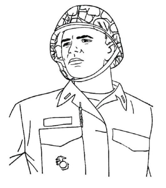 Рисунок солдату