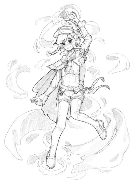 Сяо Геншин арт легкий