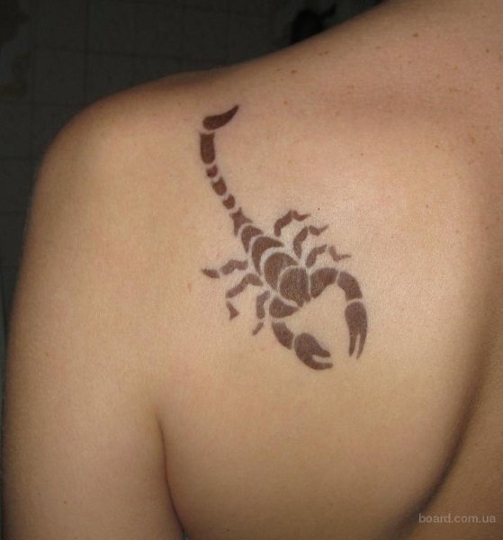 Рисунки хной бабочка