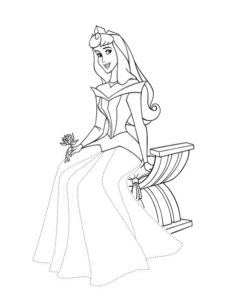 Рисунок спящей красавицы