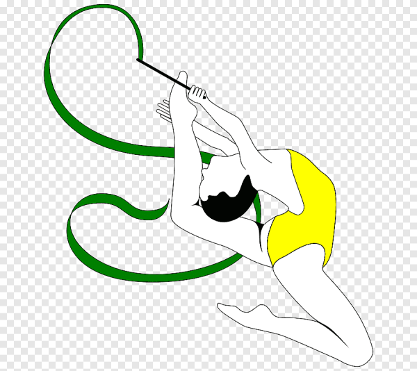 Гимнастка с лентой