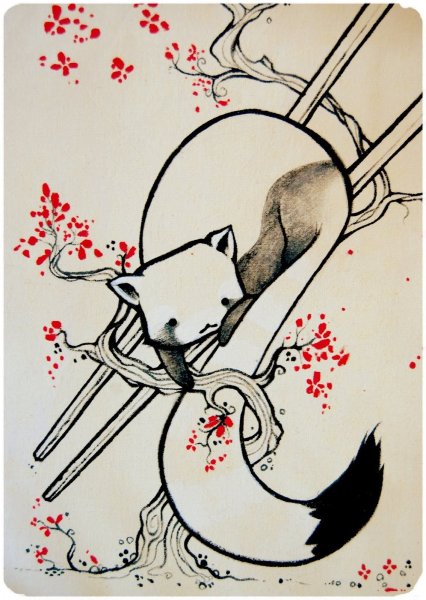 Японские рисунки для срисовки