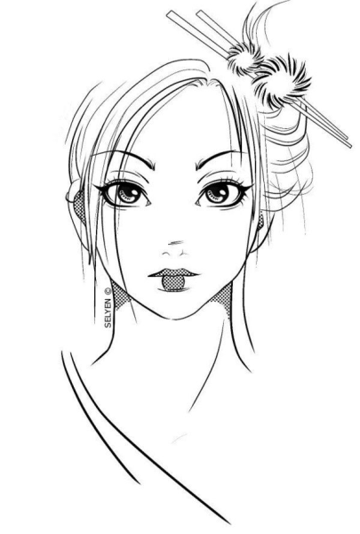 Акита ину срисовать