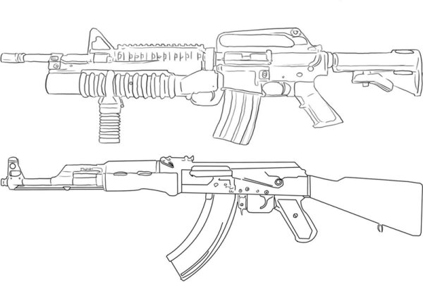 Автомат рисунок