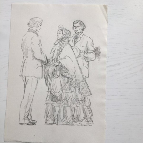 Иллюстрации к роману Пушкина Дубровский