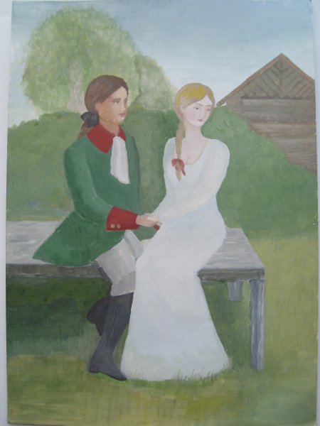 Дубровский рисунок карандашом