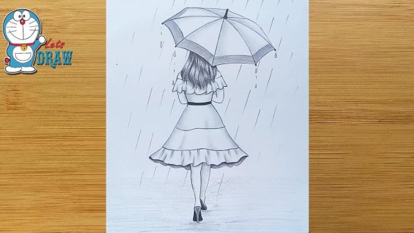 Дождь рисунок