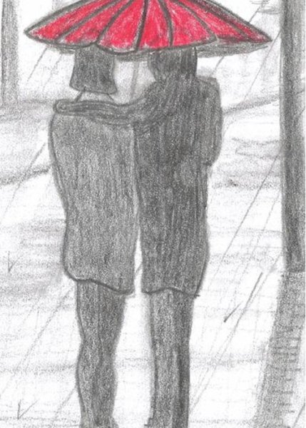 Дождь рисунок