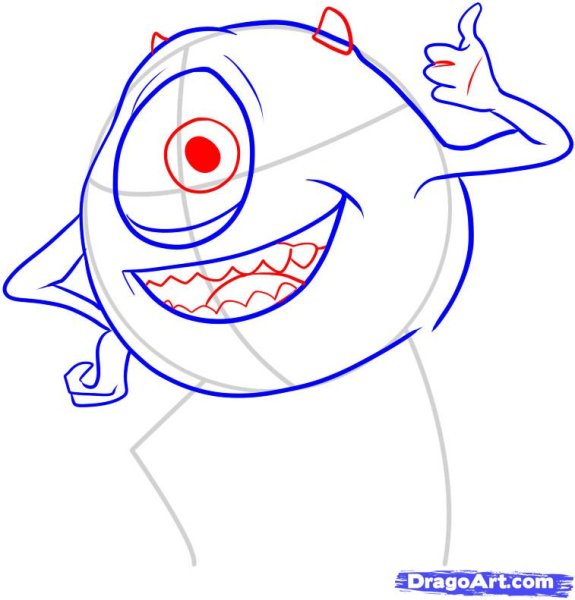 Майк Вазовски поэтапно