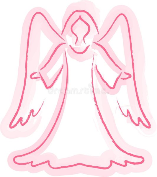 Нарисовать маму ангела