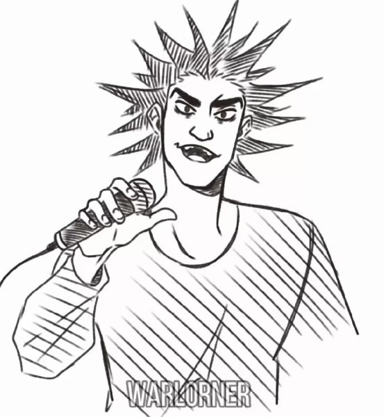 Михаил Горшенев рисунок лёгкий арт