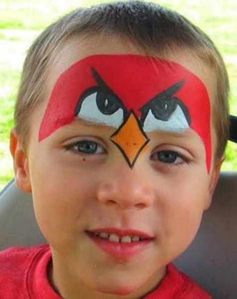 Аквагрим для девочек простые