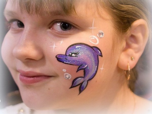 Морской грим для детей