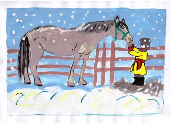 Иллюстрация к рассказу тёплый хлеб легко