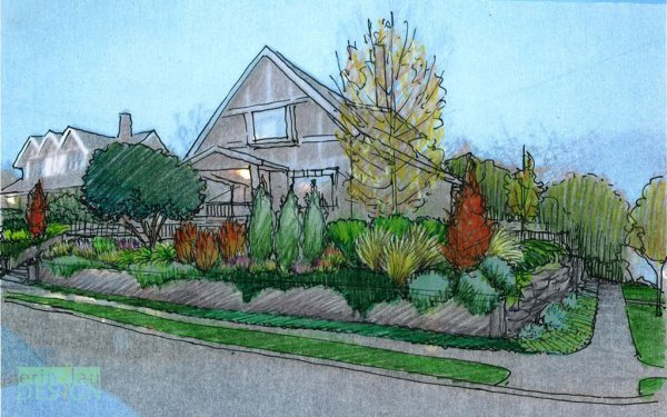 Рисунок на тему дизайнер ландшафтный