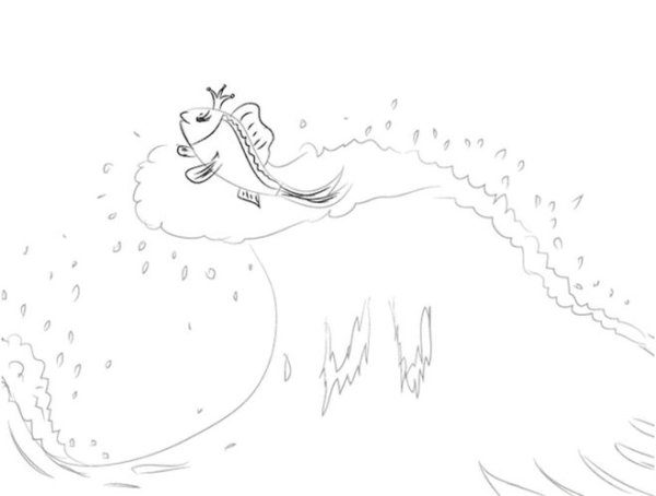 Раскраски к сказке Пушкина о рыбаке и рыбке