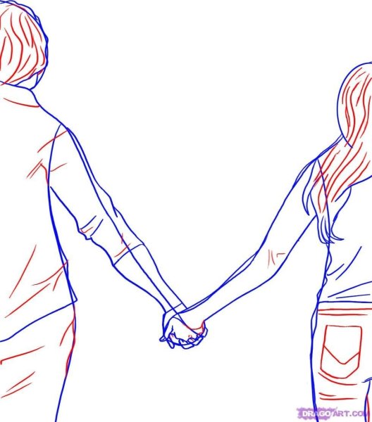 Парень рисунок