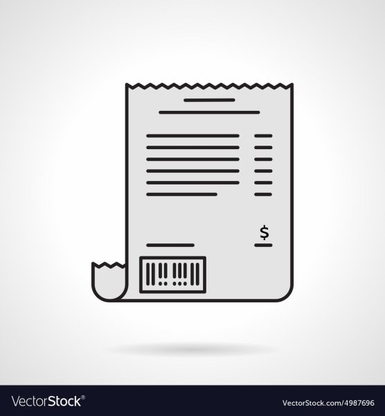 Чеки вектор на белом фоне