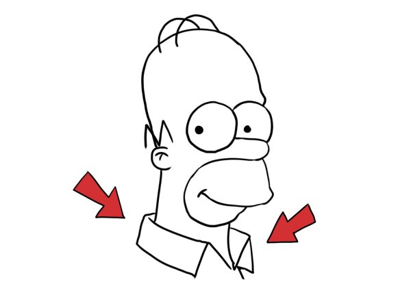 Мардж симпсон раскраска