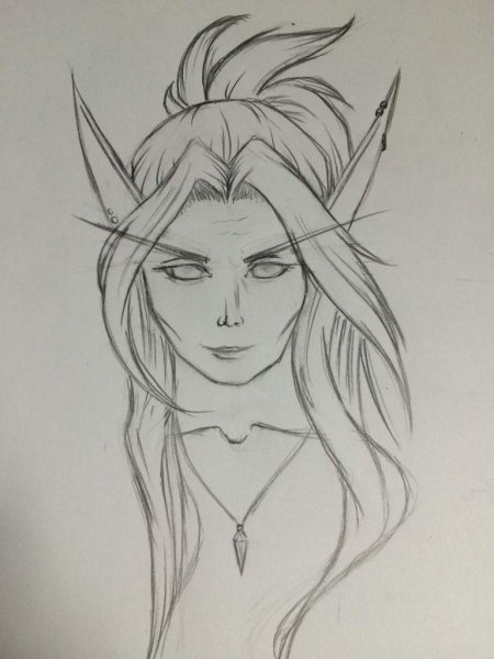 Эльфийки для рисования