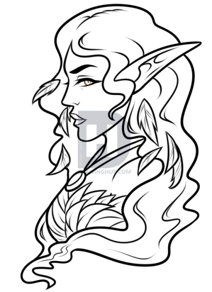 Рисование эльфов