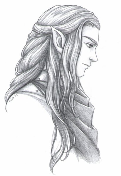 Эльф карандашом