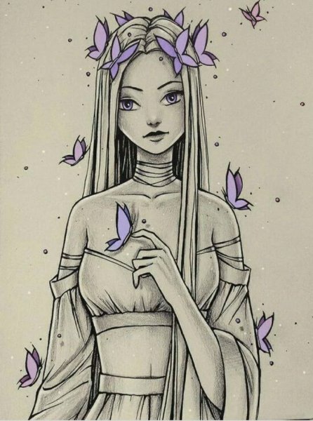 Рисунки в скетчбук эльфы