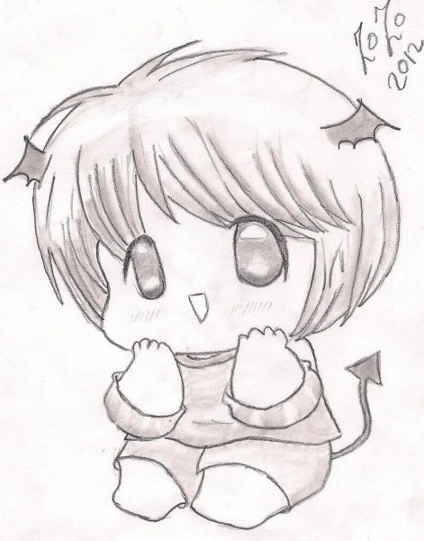 Чиби мальчики для срисовки