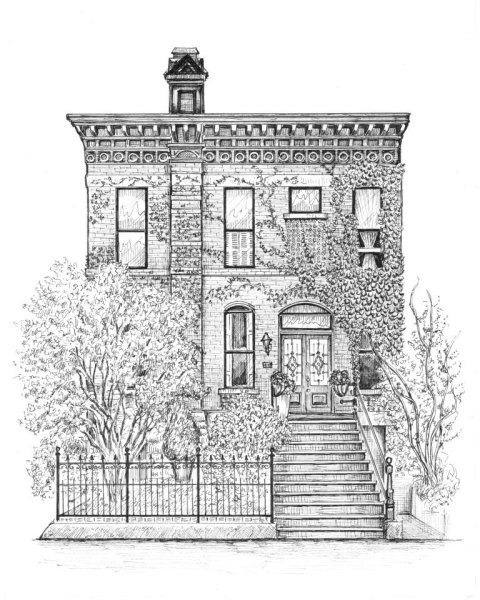 Рисование экстерьера архитектурных сооружений