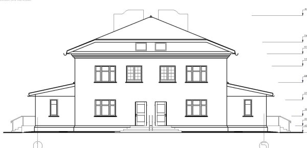 Современный дом карандашом