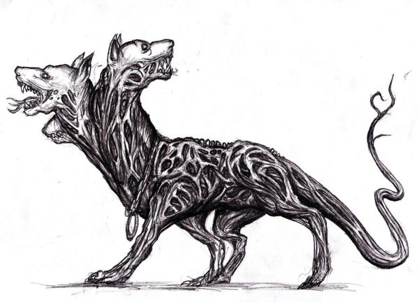 Цербер Аида раскраска