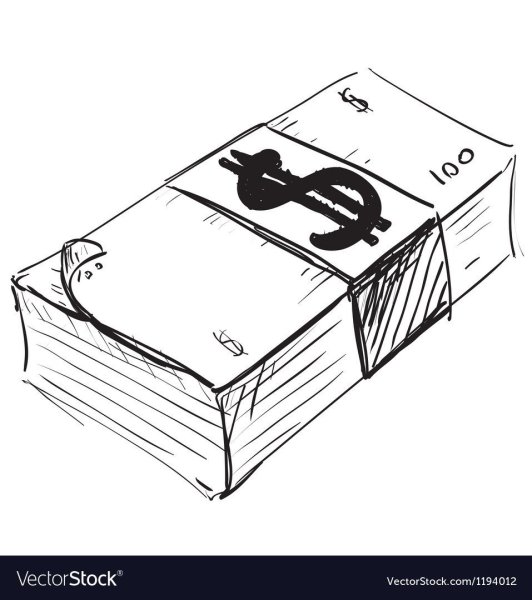 Мешок с деньгами раскраска