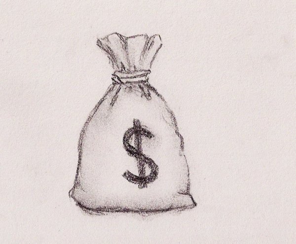 Деньги для срисовки