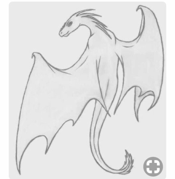 Эскизы для рисования карандашом драконы