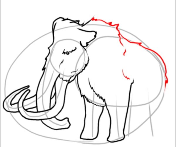 Рисование мамонта