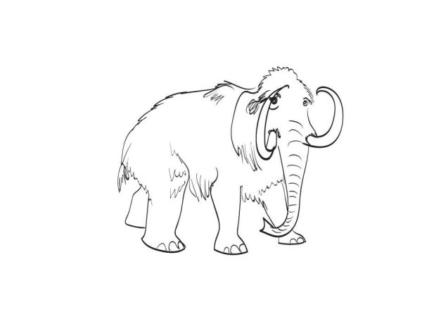 Мамонт рисунок