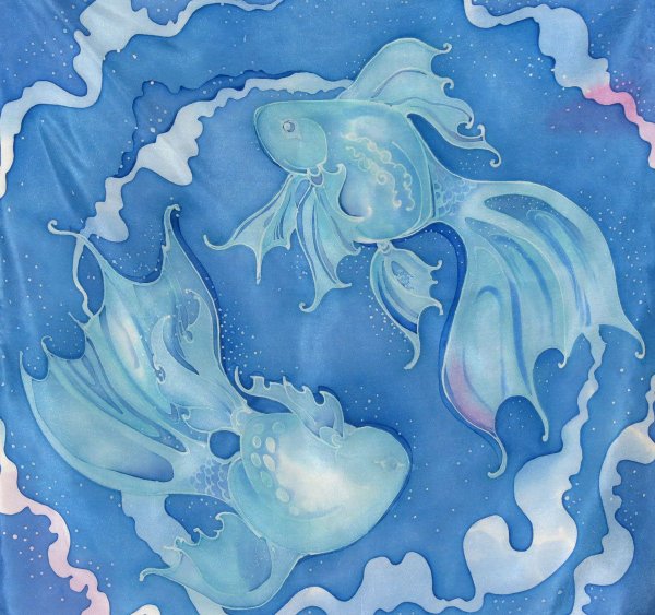 Батик подводный мир