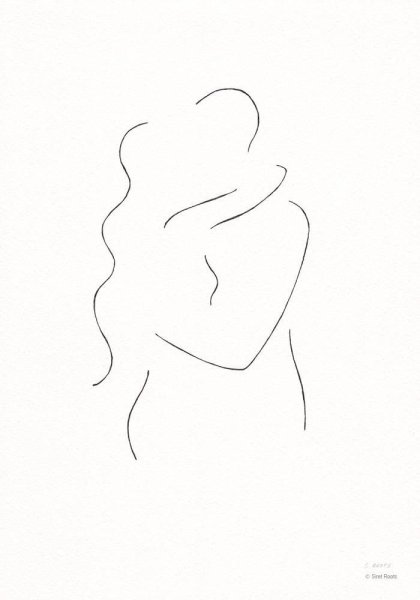 Силуэт линиями