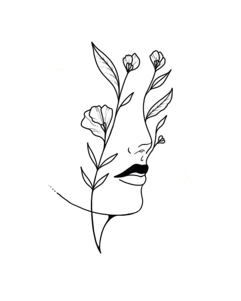 Контурные тату