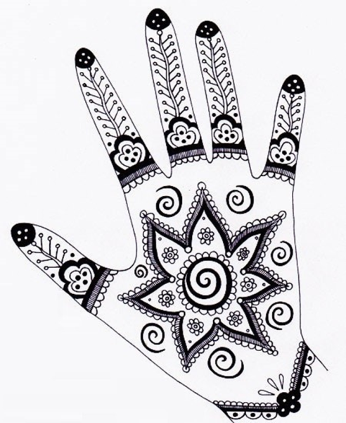 Тату хной простые для начинающих