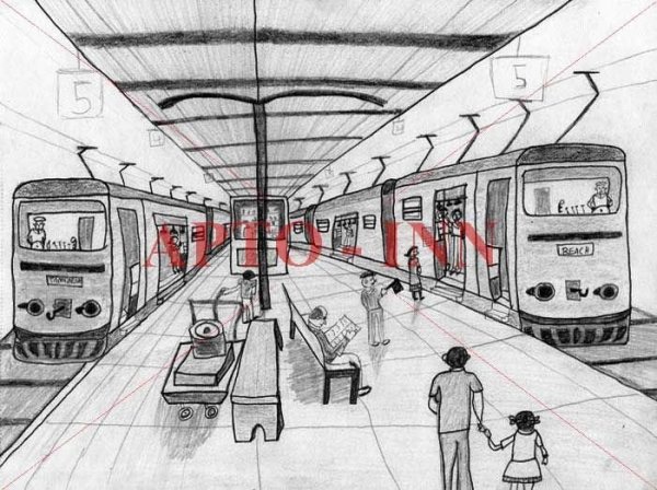 Станция метро перспектива