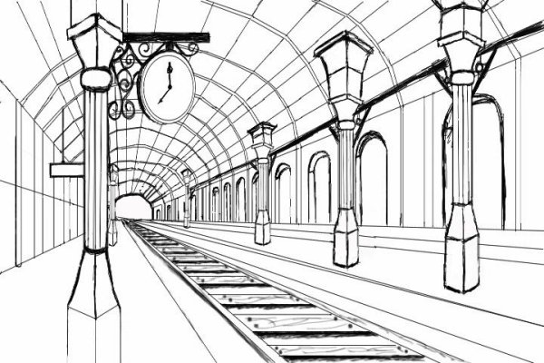 Рисунок на тему метро