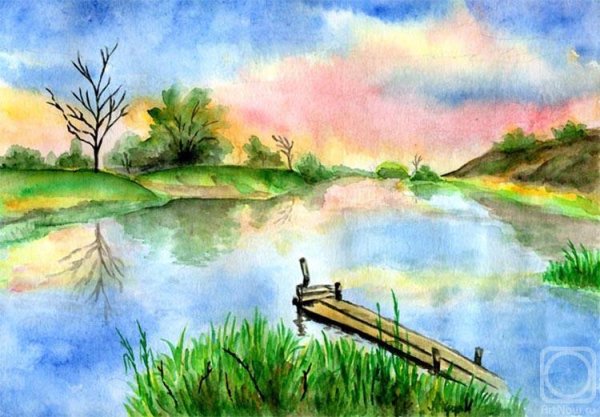 Пейзажи для срисовывания