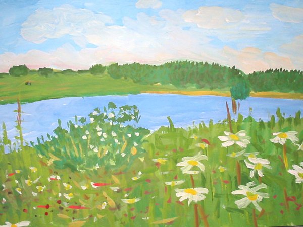 Рисование на тему природа